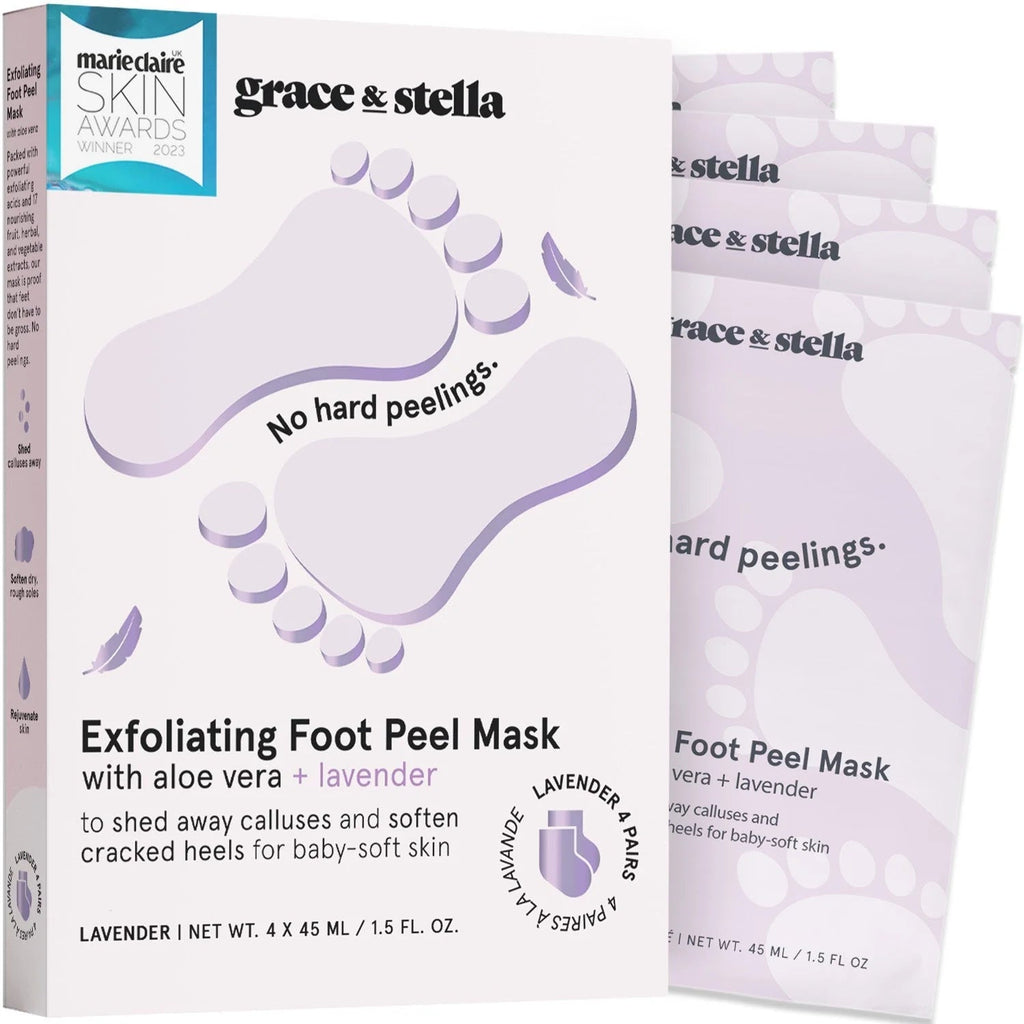 exfoliating foot peel mask