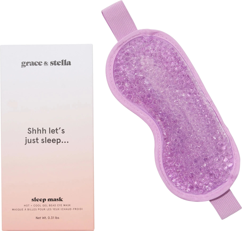 hot + cool gel bead sleep eye mask