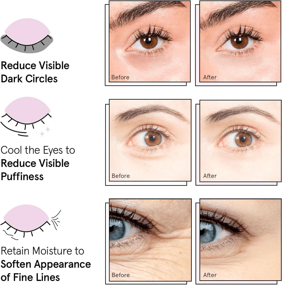 illuminating blue eye masks