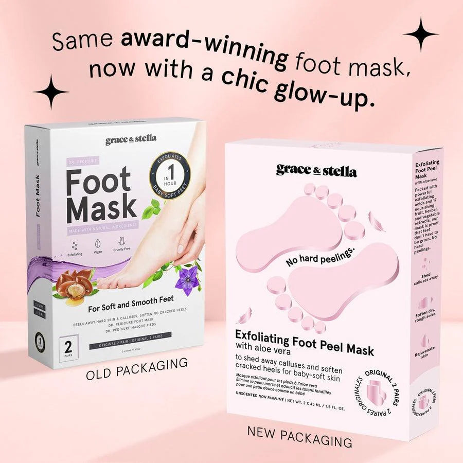 exfoliating foot peel mask
