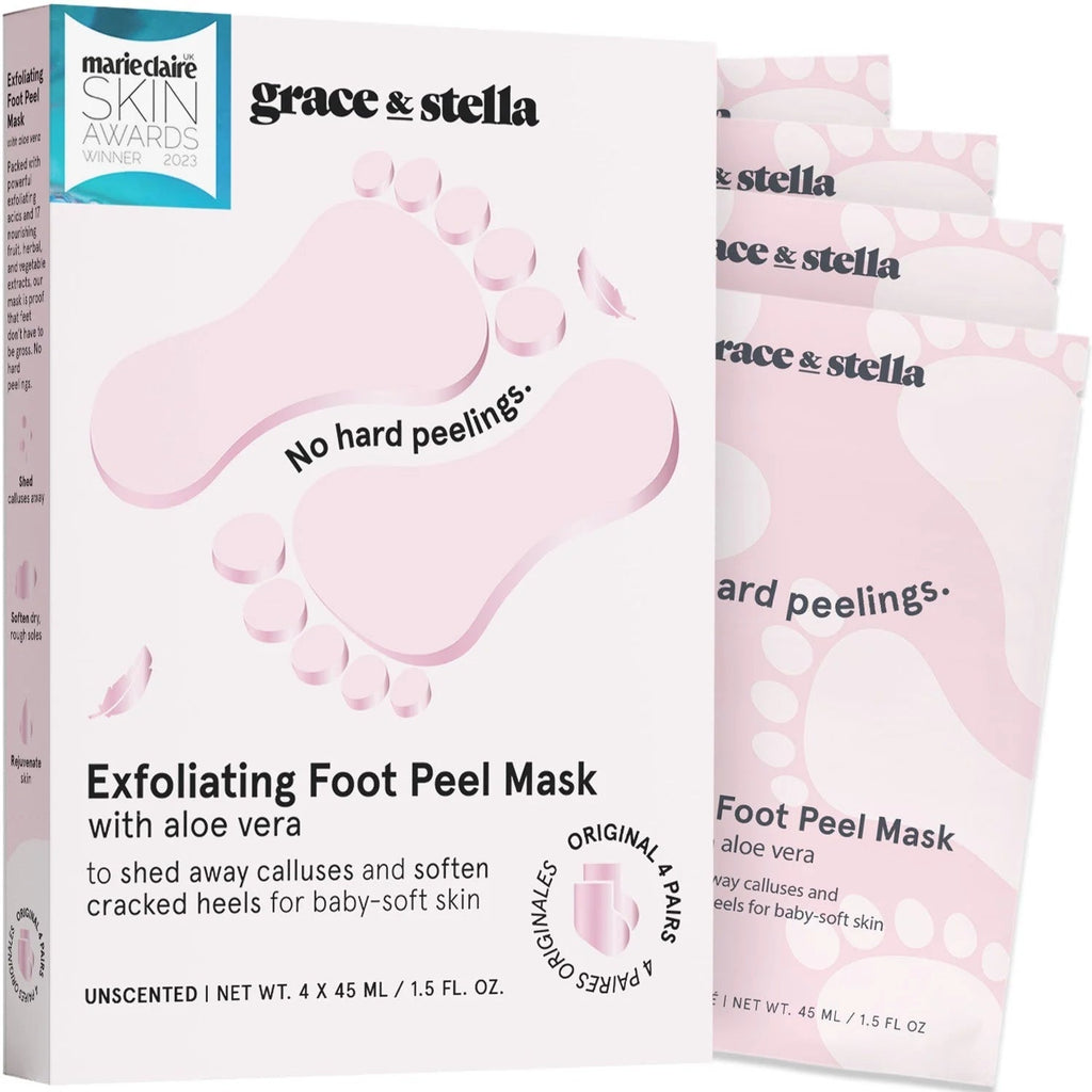 exfoliating foot peel mask