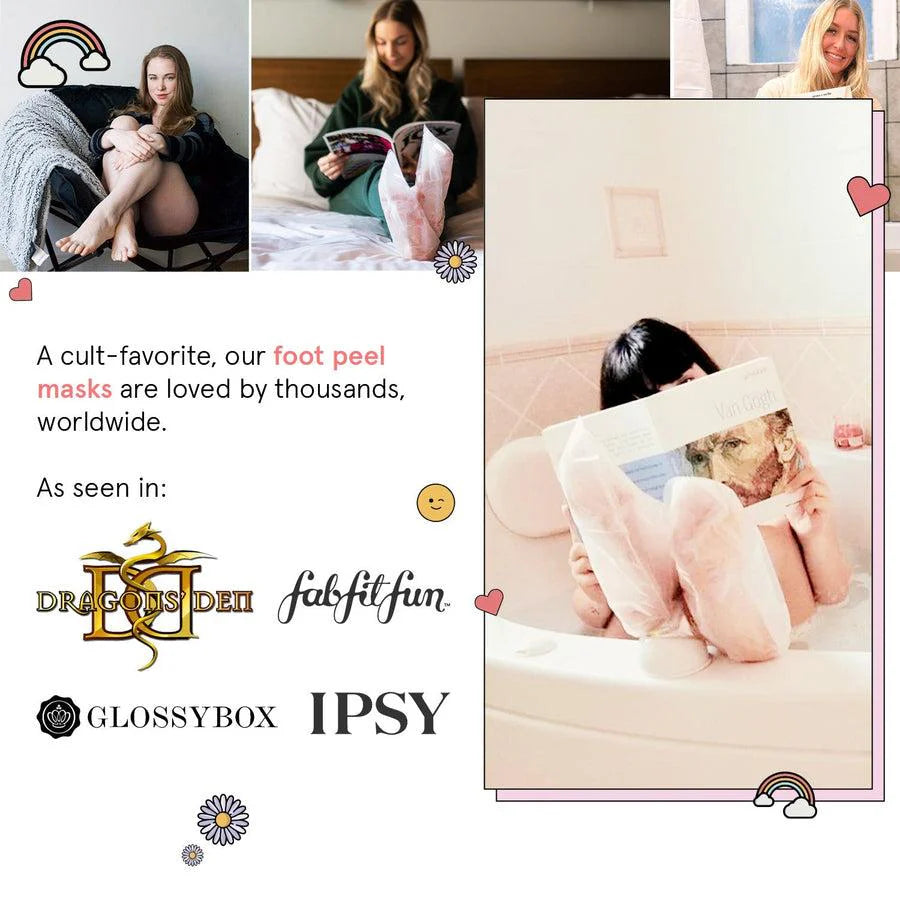 exfoliating foot peel mask