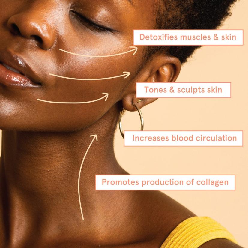 facial cupping massage set with jojoba oil