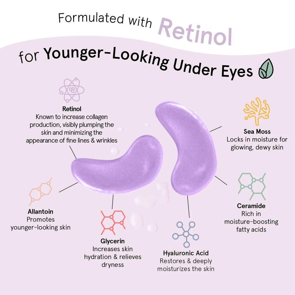restoring purple eye masks