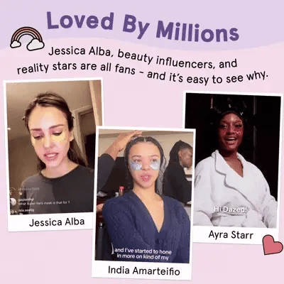 restoring purple eye masks