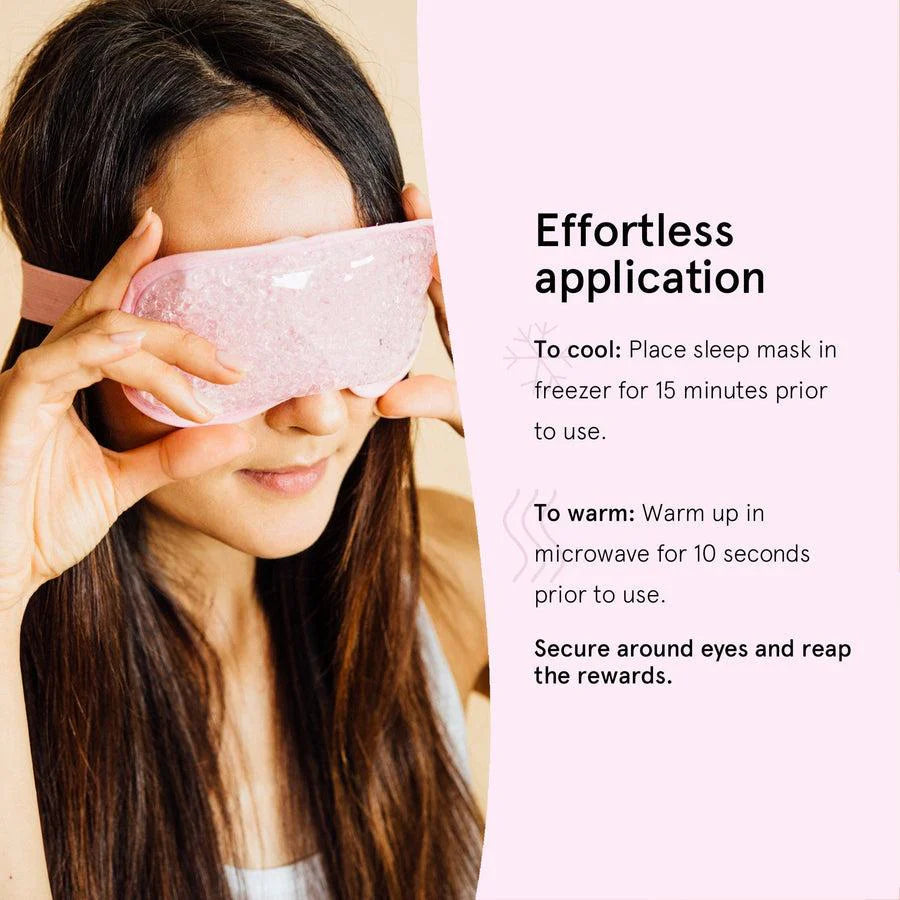 hot + cool gel bead sleep eye mask