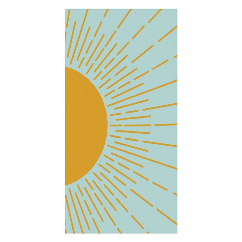 Here Comes The Sun Boho Name Beach Towel For Gift